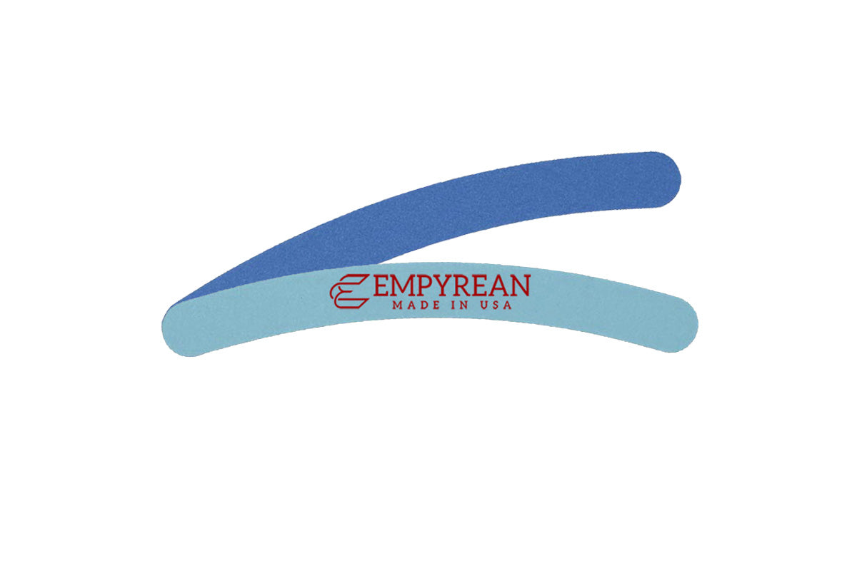 7" X 3/4" Lt/Dk Blue Curved