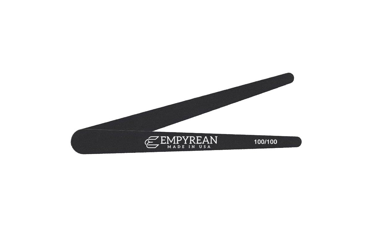 7" Black Tapered