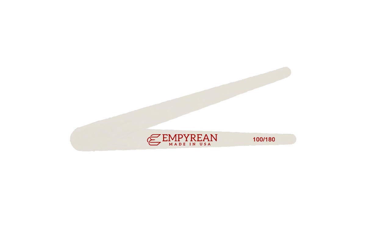 7" White Tapered