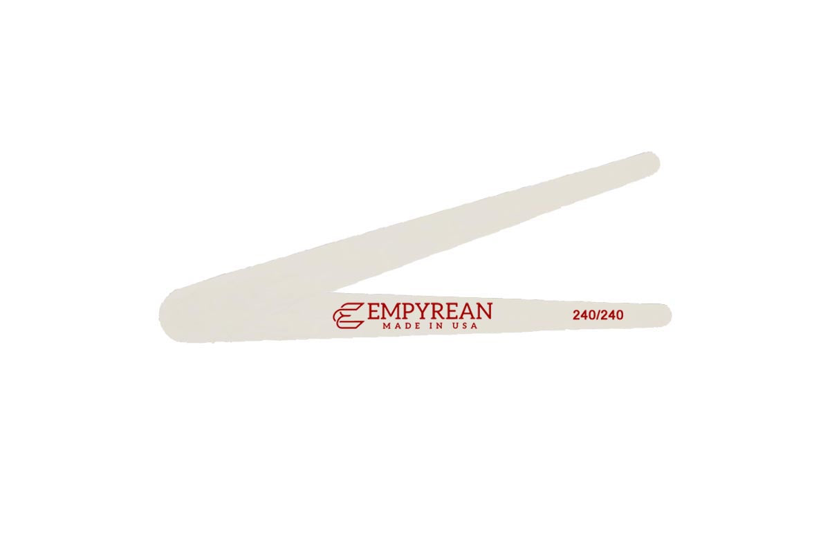 7" White Tapered