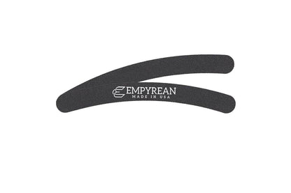 7" x 3/4" Black Curved