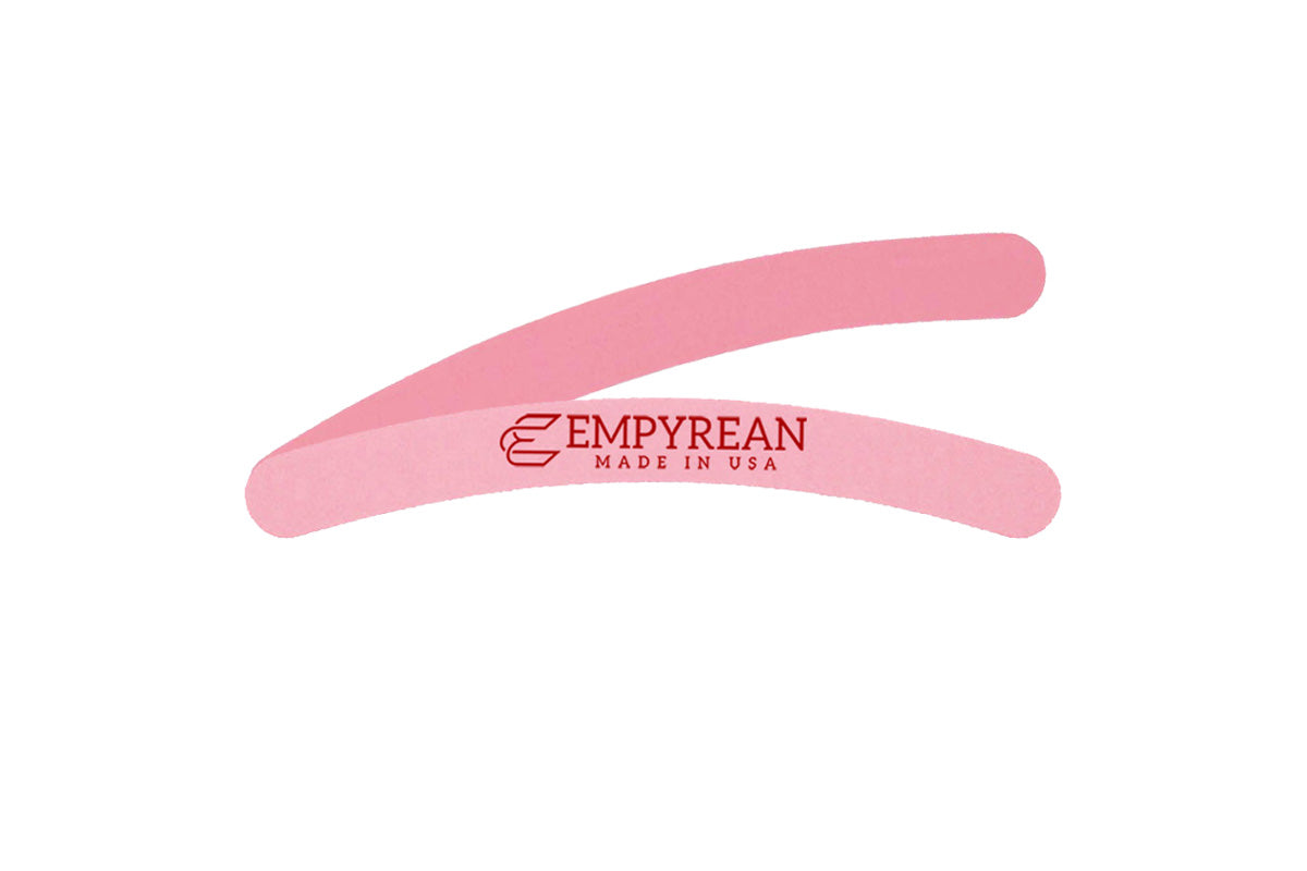 7" X 3/4" Lt/Dk Pink Curved