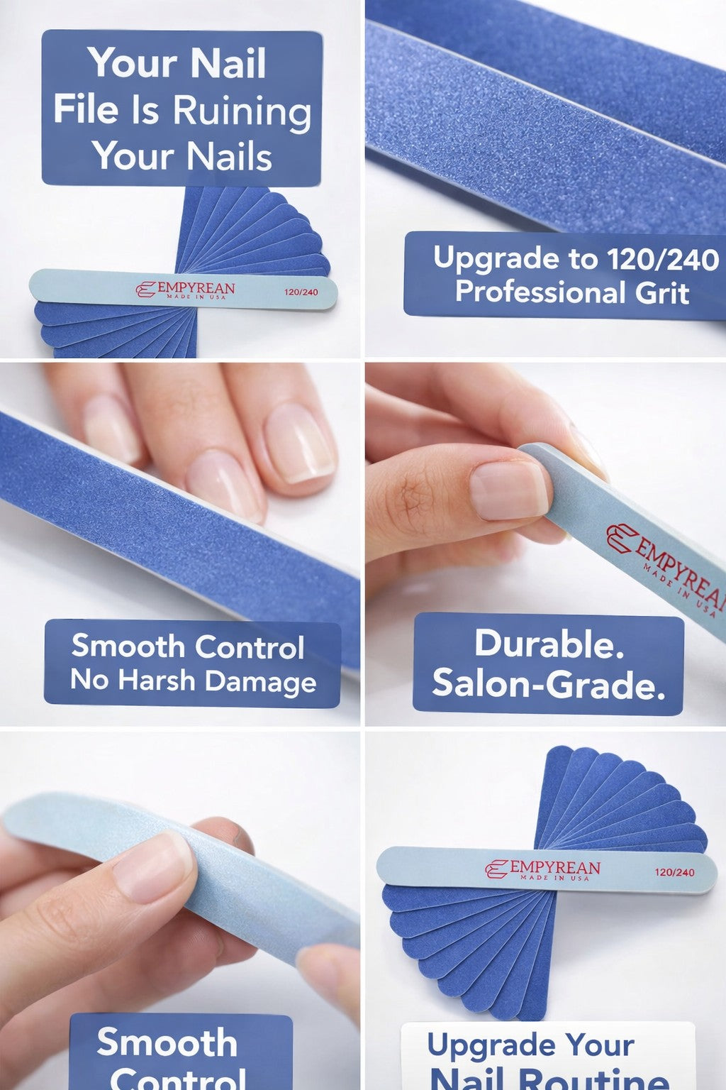 Light/Dark Blue 120/240 10/PK